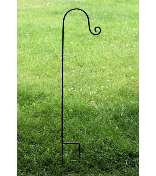 Piquet porte lanterne noir 97cm