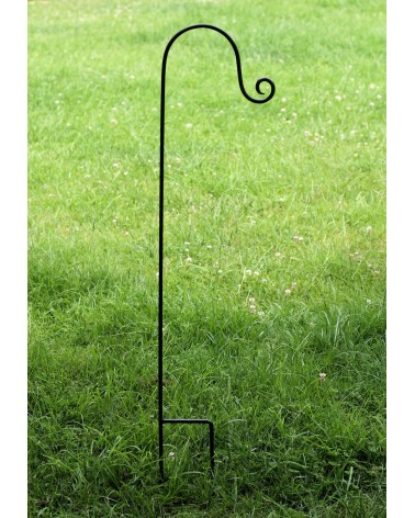 Piquet porte lanterne noir 97cm