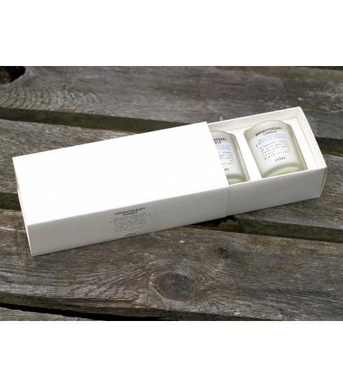 Bougies aromathérapie coffret de 3