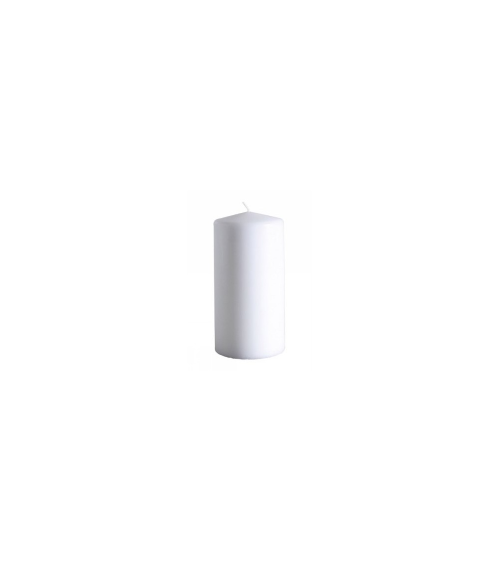 Bougie pilier 10 x 20 cm blanche 