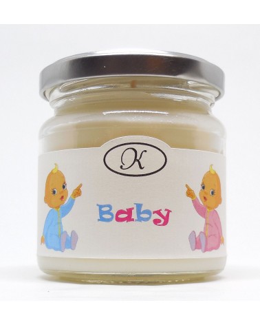 Bougie naturelle parfumée senteur bébé