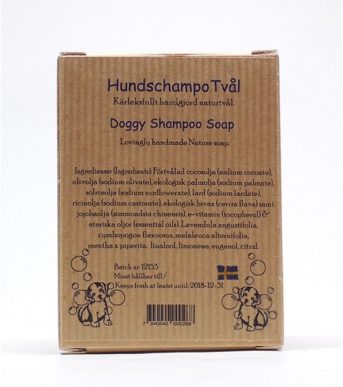 Savon shampoing pour chien naturel fait main 