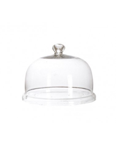 Cloche en verre soufflé percée 22 x 16 cm