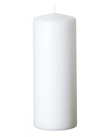 Bougie pilier 9,6 x 25 cm blanche 