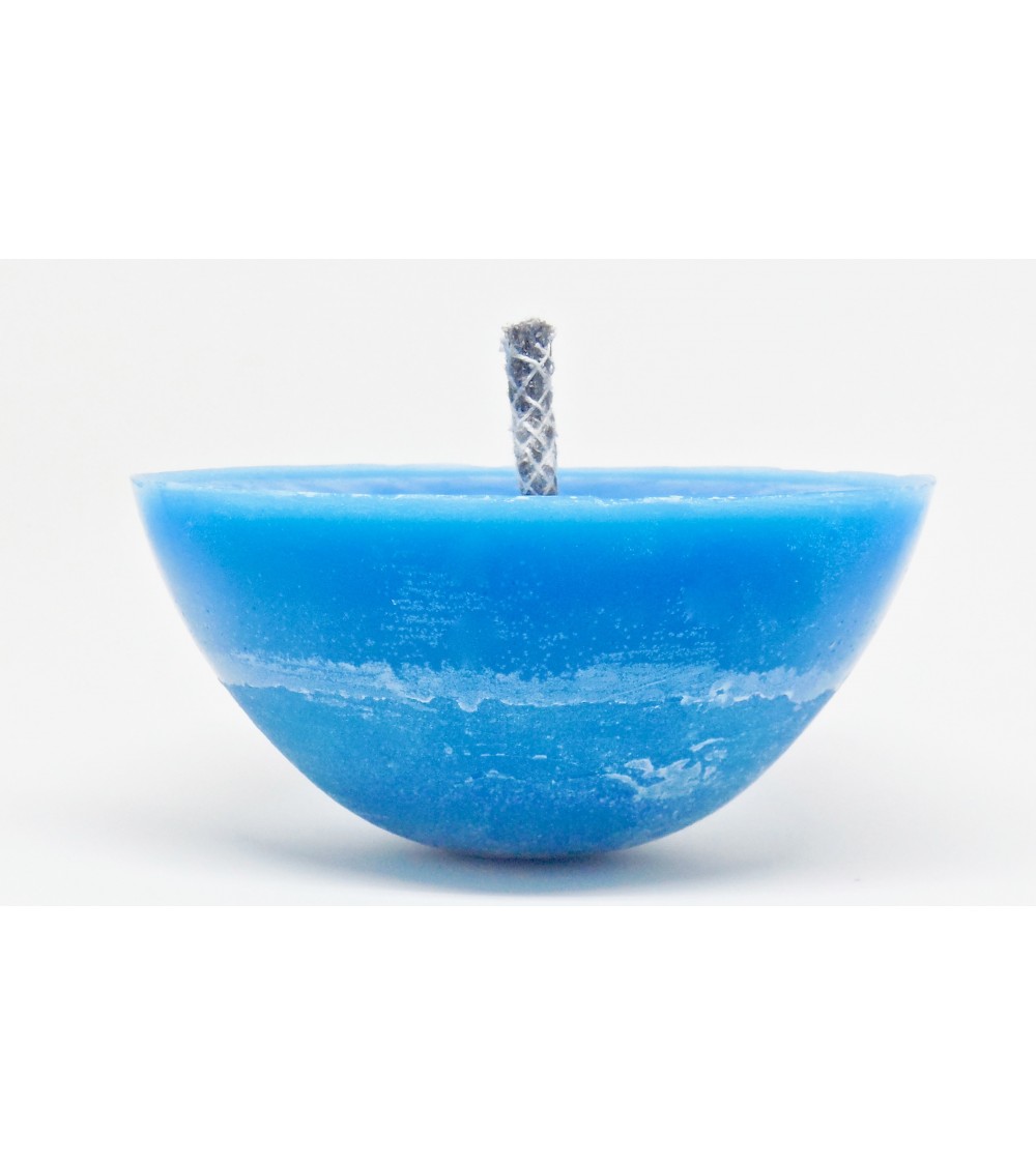 Grosse bougie flottante bleue pour piscine