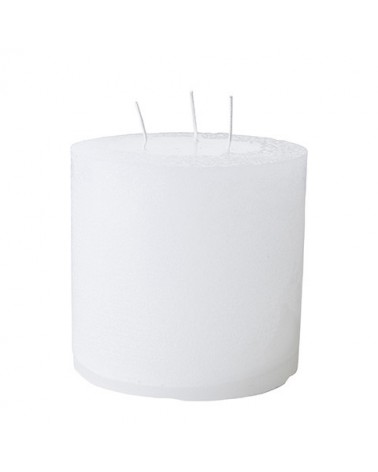 Bougie chandelle blanc cassé Ø 3 cm - H 25 cm